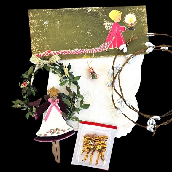 Instant Vintage Christmas Collection Holiday Nostalgia Ephemera Decor Bundle - Picture 1 of 15